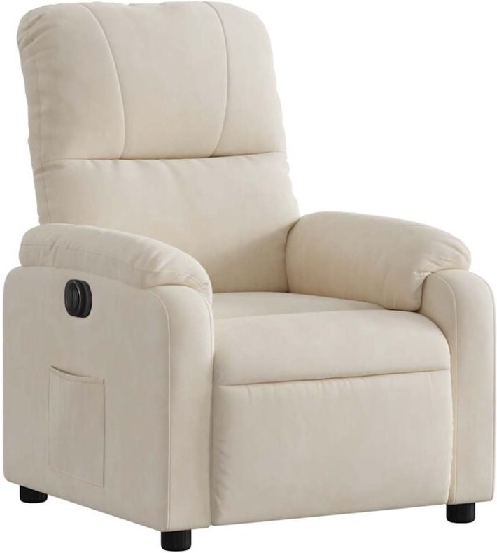 Relaxsessel Elektrisch Beige Mikrofasergewebe Vidaxl