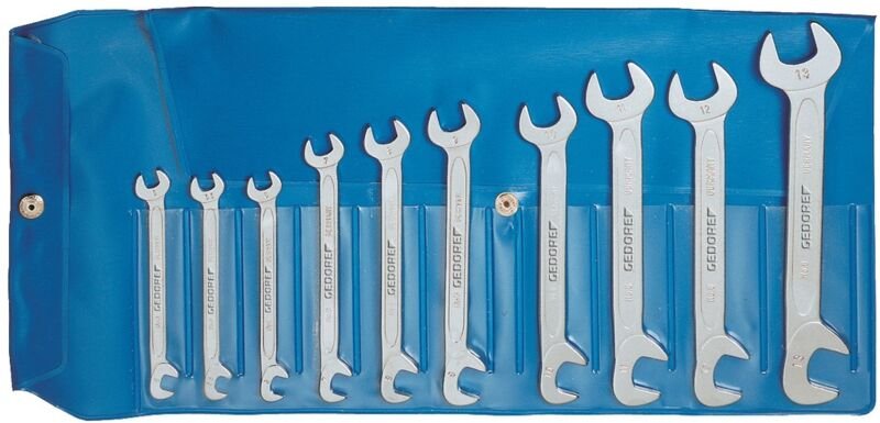 Gedore - 6099000 8-0100 Doppel-Maulschlüssel-Satz Schlüsselweite (Metrisch) 5 - 13 mm