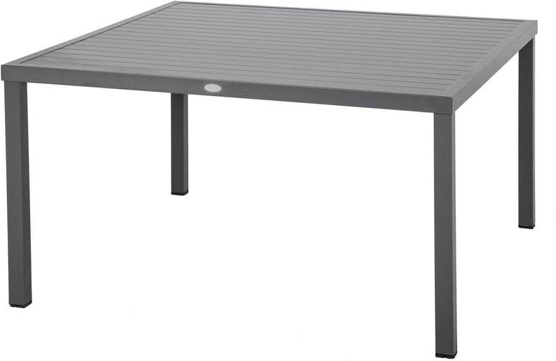 Hesperide - Quadratischer Gartentisch Piazza in Graphitgrau - 8 Plätze - Hespéride