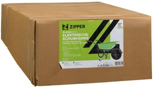 Zipper - Akku-Schubkarre ZI-EWB500LI Schubkarre Gartenwagen 150l