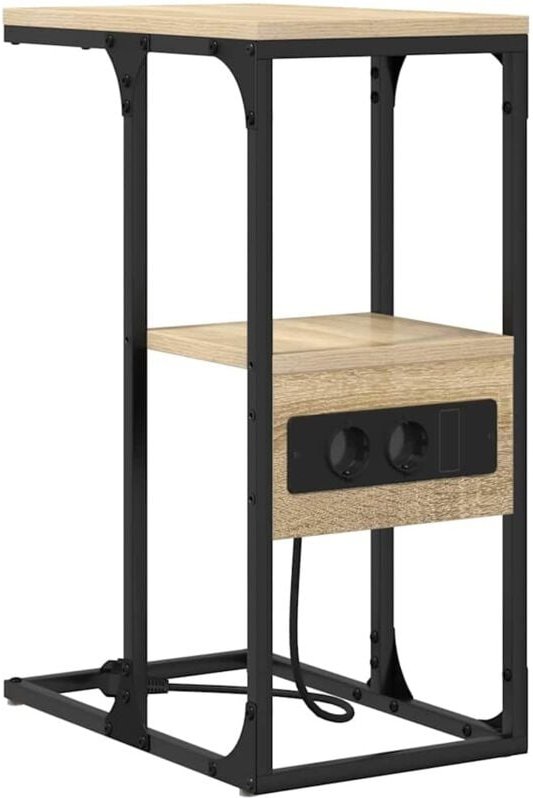 Nachttisch Sonoma Eiche 41,5 x 26 x 60,5 cm Holzwerkstoff Vidaxl