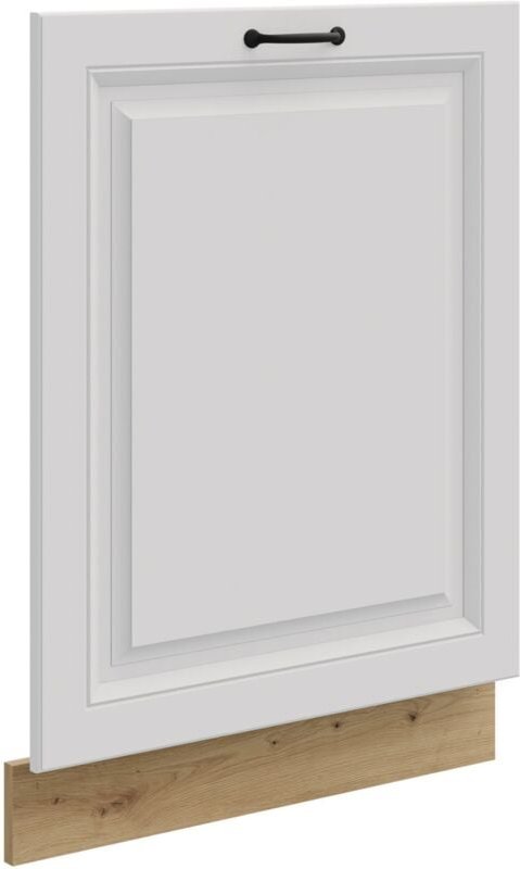 Frontblende für vollintegrierten Geschirrspüler 60 cm Stilo Weiß + Eiche Artisan