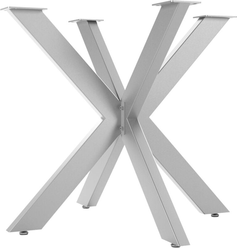 Sotech Tischgestell spider / Schwerlast Tisch-Beine aus echtem Edelstahl mit gebürsteter Oberfläche / Tisch-Füße 710 x 8...