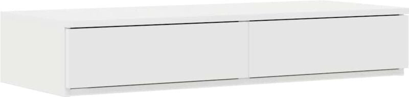 Bettschubladen Weiß 90 x 36.5 x 16.5 cm Holzwerkstoff vidaXL