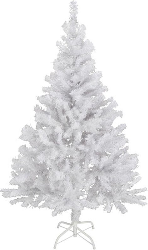 Spetebo - Künstlicher Weihnachtsbaum groß - 180 cm / weiß - Kunst Tannenbaum Christbaum inklusive Baumständer