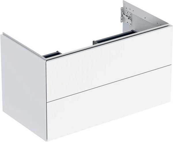 Geberit one Waschtischunterschrank, 2 Schubladen, 88,8x50,4x47cm,