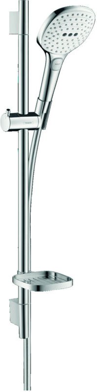 Hansgrohe - Raindance Select e - Brausegarnitur 120, EcoSmart 9l/min, 3 Strahlen, weiß / verchromt 26622400