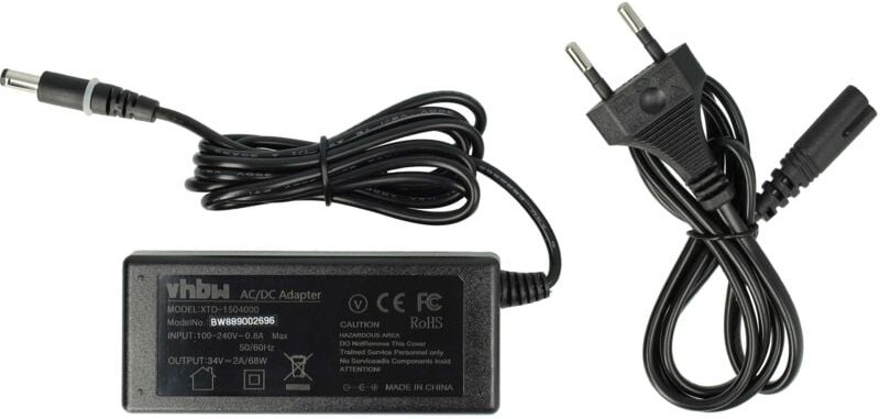 Vhbw - Netzteil Ersatz für Robomow PowerBox 2A für Rasenmäher, Mähroboter - 230 cm, nicht spritzwassergeschützt