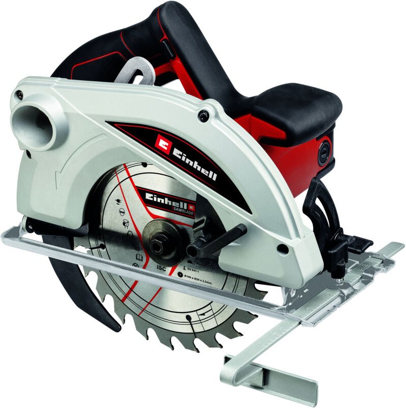 Einhell - Handkreissäge tc-cs 1410 (1410 w, Sägeblatt Ø190 x Ø30 mm, max. Schnitttiefe 67 mm, Spaltkeil, Spindelarretier...