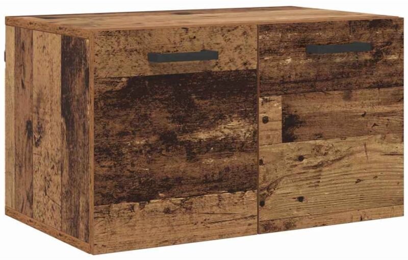 Wandschrank Altholz 60 x 36.5 x 35 cm Holzwerkstoff Vidaxl