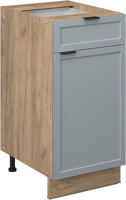 Vicco - Küchenunterschrank Fame-Line, Hellblau-grau, 40 cm ohne Arbeitsplatte