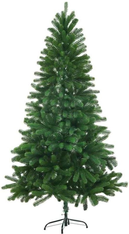vidaXL Künstlicher Weihnachtsbaum Naturgetreue Nadeln 150 cm Grün