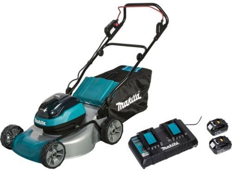 Makita DLM466PT2 Akku-Rasenmäher 2x18V