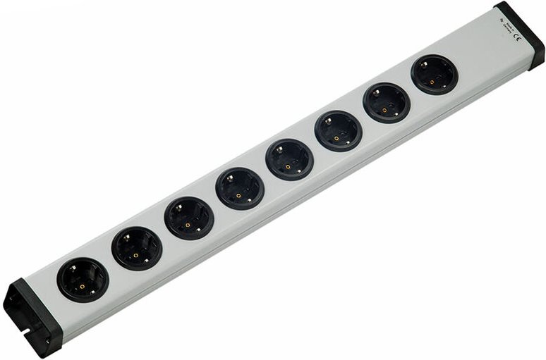 8-fach Steckdosenleiste anschließbar, ohne Zuleitung
