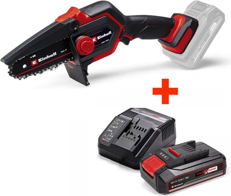 Einhell Akku-Astkettensäge GE-PS 18/15 Li + Akku 2.5Ah Starterkit