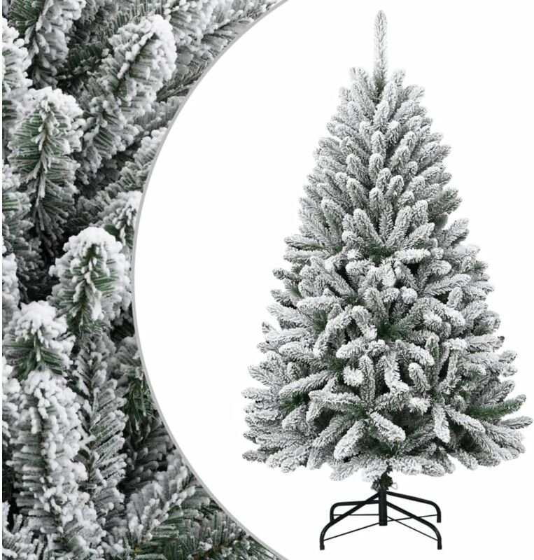 Künstlicher Weihnachtsbaum Klappbar Beschneit 120 cm Vidaxl