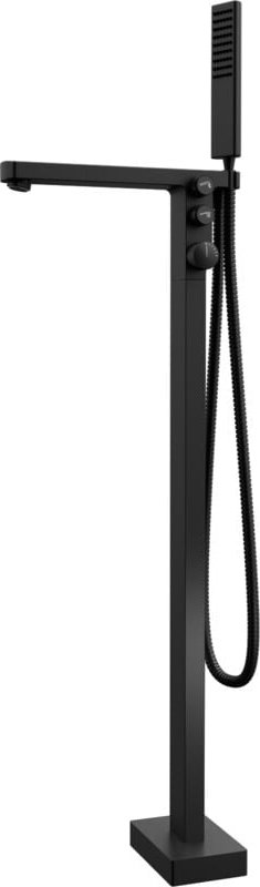 Standarmatur Bernstein NT7562 freistehende Wannenarmatur Schwarz matt