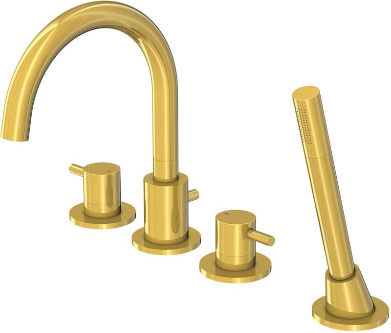 Steinberg Serie 100 Wannenarmatur, Wannenrandmontage, 4-Loch,