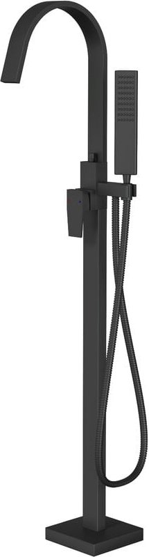 Standarmatur Bernstein freistehende Wannenarmatur NT3311 2.0 inkl. Unterputz-Grundkörper Schwarz matt