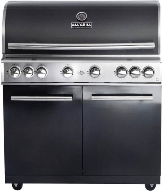 Allgrill Gasgrill chef xl black Modular Grundmodell 6 Brenner, Backburner (500706)