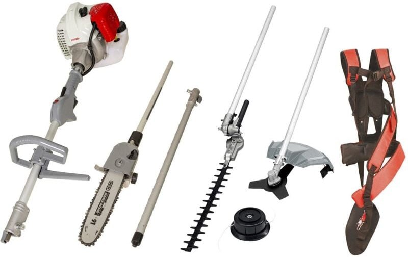 Ikra - Benzin Multitool ibmt 52 Rasentrimmer