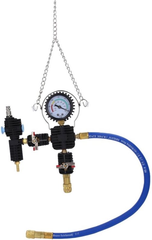 KS Tools Kühlsystem-Vakuum-Fülleinheit, Manometer bis 76cm