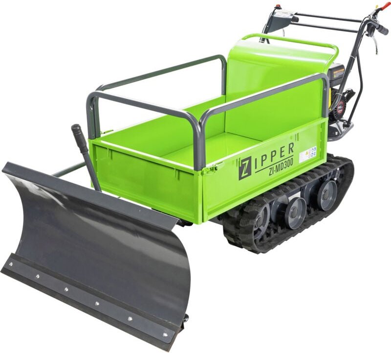 Zipper - Miniraupendumper ZI-MD300 4,1 kW inkl. Schneeschild Raupendumper