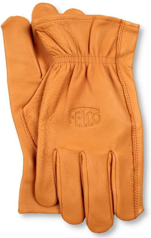 Felco - 703 Arbeitshandschuhe Größe xl durchstossfest Premium-Rindsleder Natur