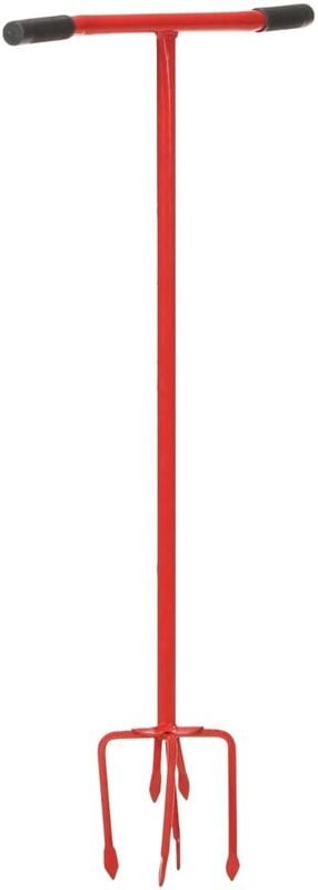 Gartenkralle Rot Stahl Vidaxl