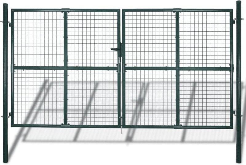 Vidaxl - Maschendrahtzaun Drahtzaun 289 x 200 cm / 306 x 250 cm