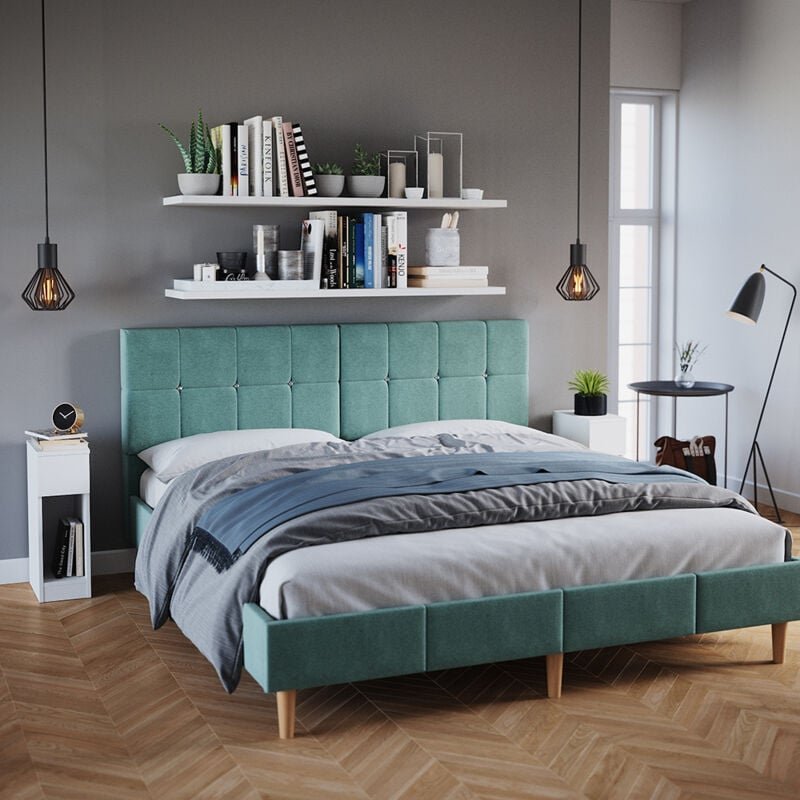 Nachttisch Enton, Weiß, 20 x 59.5 cm Vicco