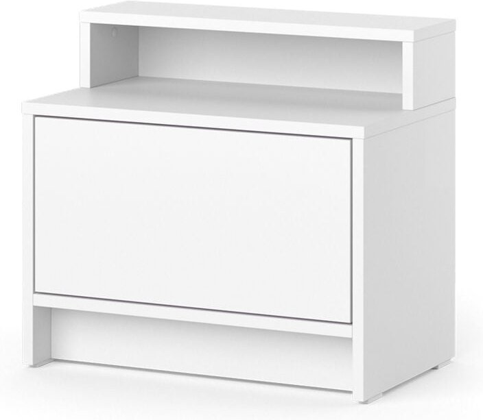 Nachttisch Nara, Weiß, 50.2 x 46.4 cm Vicco