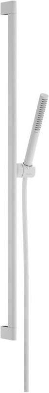 Hansgrohe - Pulsify s - Brausegarnitur: Handbrause, Stange und Schlauch, EcoSmart, weiß matt 24382700