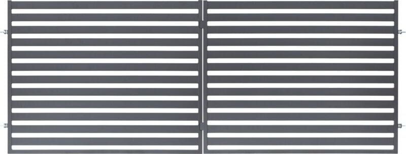 Polbram Doppeltor Lean 120 300 x 120 cm, RAL-Farbe 7016 Gartentore