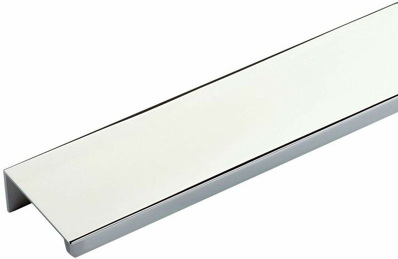 5er Pack - Griffleiste BLANKETT Jane 330 x 17,8 x 40 mm Aluminium Chrom poliert