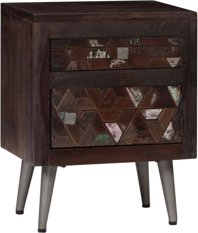 Nachttisch Altholz Massiv 40x30x50 cm Vidaxl