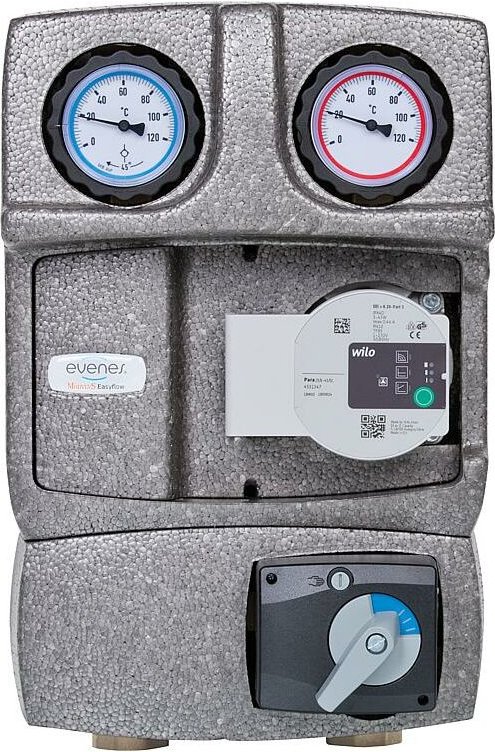 Heizkreisset Easyflow dn 25 3-Wege-Mischer Stellmotor Wilo Yonos Para 25-6