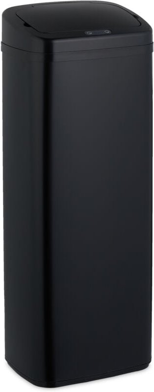 Relaxdays - Mülleimer mit Sensor, 50l, elektrischer Deckel, Müllbeutelhalter, Küchenmülleimer, Abfalleimer Küche, schwar...