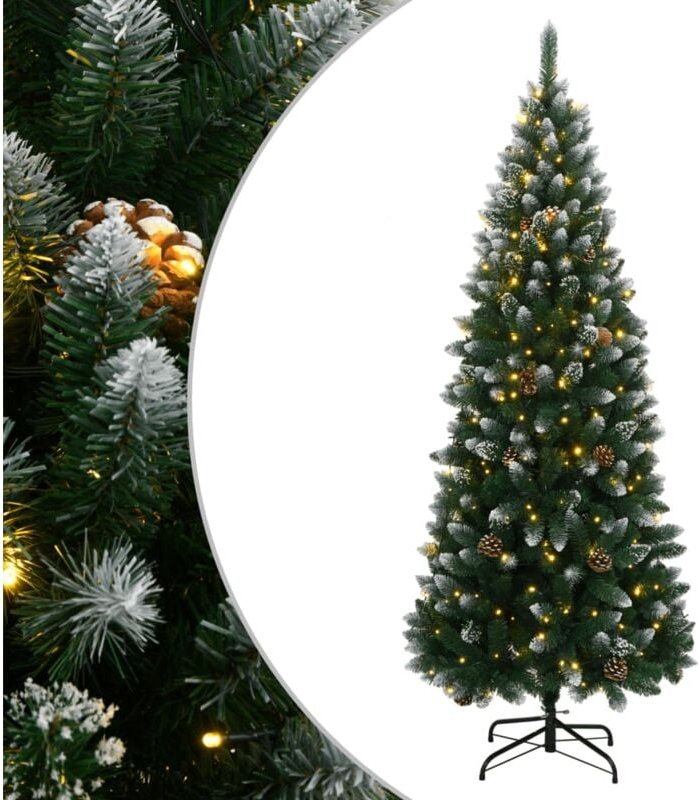 Künstlicher Weihnachtsbaum 150 LEDs 120 cm vidaXL324102