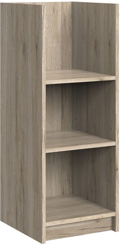 Unterschrank Regal für Wickelkommode JOHANNESBURG-43 in Eiche Nb., b/h/t: ca. 35/91/38 cm