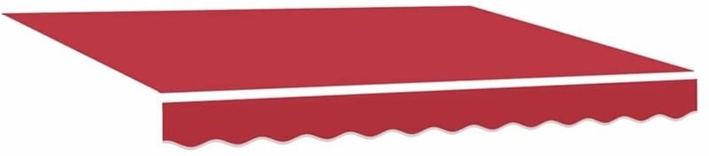 Thumbnail - Markisen-Ersatzstoff Rot 350 x 250 cm Segeltuch Vidaxl
