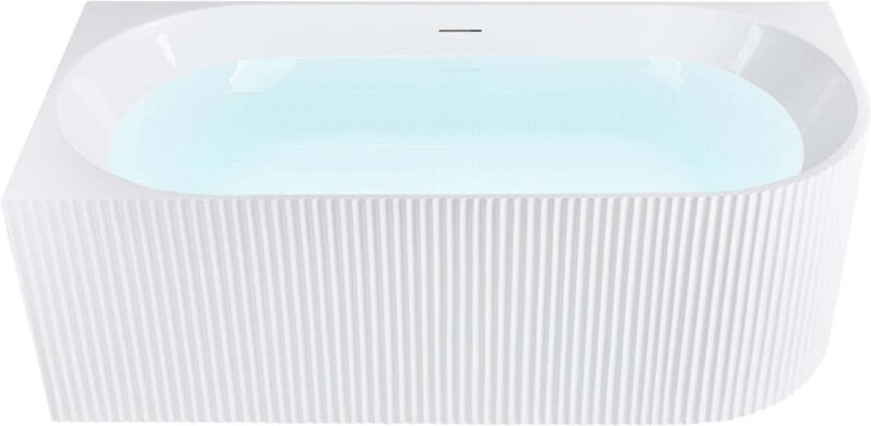 Badewanne GOCTA rechtsseitig 170 x 78 cm Weiß