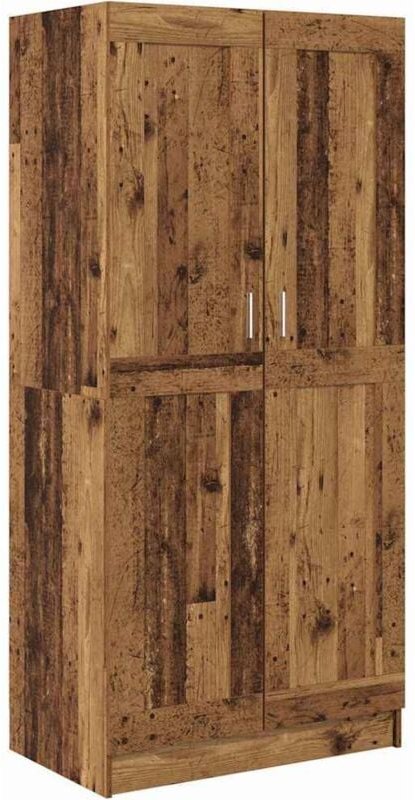 Kleiderschrank Altholz 82,5 x 51,5 x 180 cm Holzwerkstoff Vidaxl