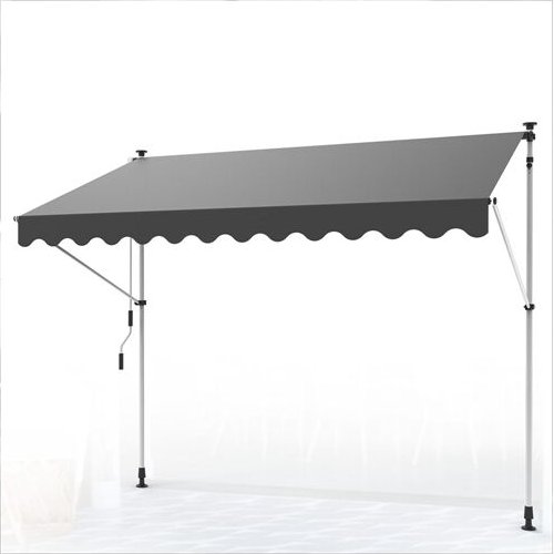 Klemmmarkise Balkon Markise Sonnenschutz Terasse Fenstermarkise Balkonmarkise Sonnensegel Windschutz Balkon Rollo - 350 ...