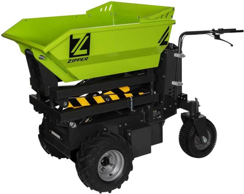 Zipper Elektro-Rad-Dumper ZI-ED600HKS mit Scherenhubfunktion