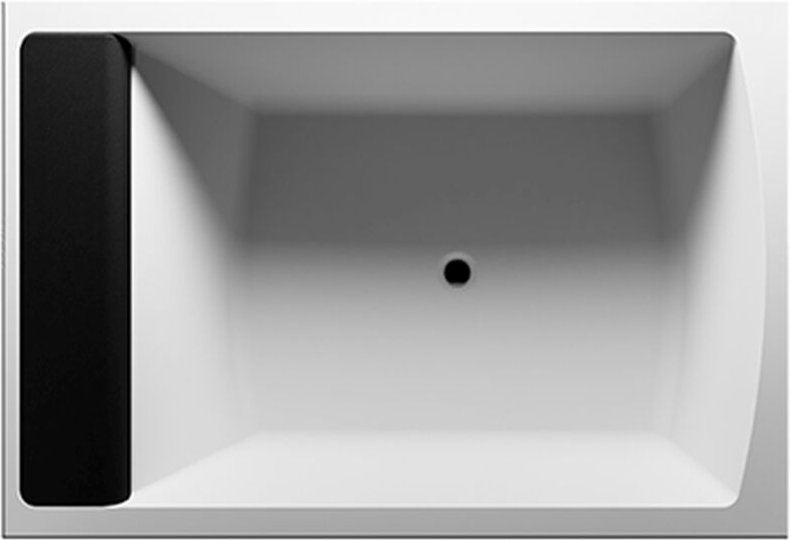 Riho - Savona Rechteck-Badewanne, Einbau, 2-Sitzer, 190x130x48cm,