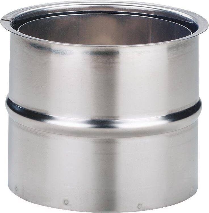 Möck - Edelstahl Doppelwandfutter DN150 mm Kamin Schornstein Wandmuffe Wandfutter