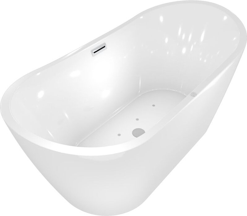 Acquavapore - freistehende Badewanne Wanne F13 180x92cm Whirlpool Luftmassage