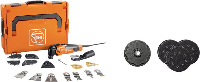 Fein MM 500 PLUS CE-Set 72296775000 Multifunktionswerkzeug inkl. Koffer, mit Zubehör 350 W