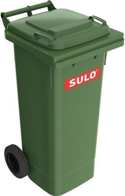 Thumbnail - Sulo - Müllgroßbehälter 80 l hdpe grün fahrbar, nach en 840